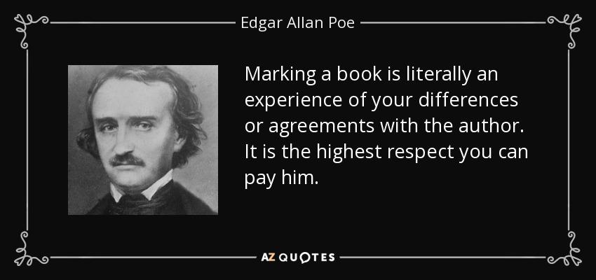 — EDGAR ALLEN POE